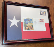 Texas Statehood & First Day Cover Framed Issued USA 32 cents ALAMO Sam Houston picture