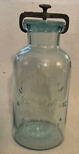 72 oz MILLVILLE ATMOSPHERIC FRUIT JAR WHITALL'S PATENT JUNE 18TH 1861 (K-17) picture