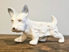 Vintage Porcelain Scottish Terrier Dog Hand Painted Figurine Made In Japan picture