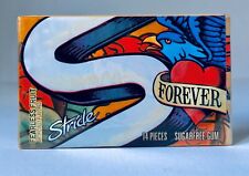 Vintage 2012 Stride FOREVER TATTOO Gum Pack SEALED 3.5” Box candy container picture