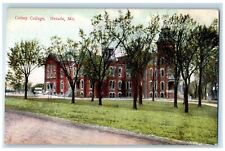 c1910 Cottey College Exterior Building Field Nevada Missouri MO Vintage Postcard picture
