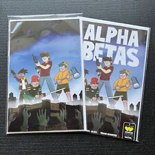 Alpha Betas #1 WhatNot Exclusive Edition Fortnite Homage Virgin Variant Set picture