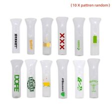 HORNET 10 X Glass Filters Tip Flat Head Paper Cones Cigarette Mouthpiece Tips picture