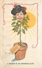 A Specimen Of the Rubberneck Plant Weird Flower Woman Anthropomorphic Fantasy picture