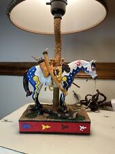 Trail of Painted Ponies Woodland Hunter Table Lamp #12485—2007 RETIRED 01/2010 picture