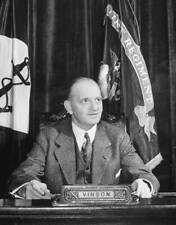 Naval Affairs Committee Chairman Carl Vinson posing for a pict- 1940s Old Photo picture