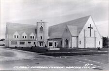 Real Photo Postcard St. Paul's Lutheran Church in Webster City, Iowa picture