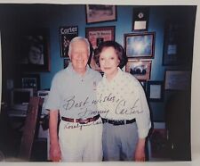 Jimmy Carter & Rosalynn Carter Birthday Celebration Signed Photo Full Signature picture