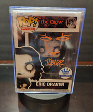 THE CROW - ERIC DRAVEN  FUNKO POP SIGNED BY JAMES O'BARR W/ ART AND JSA COA. picture