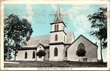 Postcard PA Newville Pennsylvania Presbyterian Church  picture
