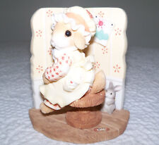 Vintage 1998 Enesco My Blushing Bunnies 'Waiting For A Blessing' Figurine picture