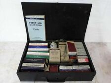 Vintage CURITY Automobile First Aid Kit Bauer & Black FULL of ORIGINAL CONTENTS picture