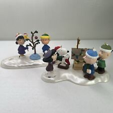 Vtg Hallmark Keepsake Peanuts A Charlie Brown Christmas W/ Snoopy & Others picture