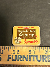 Vintage Bayer-Tablets of Aspirin Tin picture
