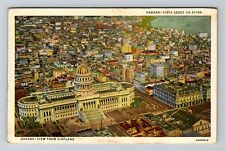 Havana-Cuba, Aerial View of Havana, Vintage Postcard picture