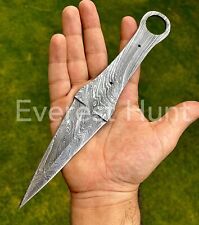 EVEREST CUSTOM HAND FORGED DAMACUS STEEL HUNTING SKINNER BLANK BLADE KNIFE EH-02 picture