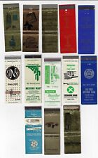 Bakers Dozen Lot 13+ Matchbook covers Texas Banks all front strikes picture