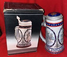 STROH'S BEER STATUE OF LIBERTY STEIN LIMITED EDITION 1886-1986 CERAMARTE picture
