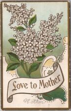 c1910s MOTHER'S DAY Embossed Greetings Postcard 