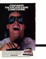 Circa 1983 STAR WARS The Arcade Game ATARI COMMODORE COLECO VISION Print Ad (hk1 picture