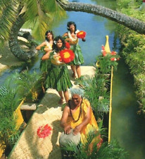 Hula Girls Polynesian Cultural Center Island Postcard picture