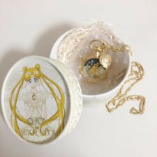 Sailor Moon Q pot Moon Phase Pocket Watch Necklace Anime Usagi Tsukino Jewelry  picture