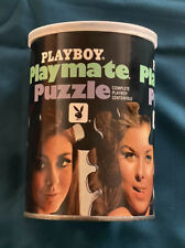 Vintage 1967 Playboy Playmate Puzzle - SEALED CAN - RARE picture