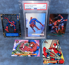2019 Flair Marvel SpiderMan PSA 9 Bonus Cards Suspended Animation Trading Cards picture