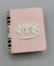Vintage Pink Cherub Plastic Matchbook Reusable Cute Designer Collectible    picture