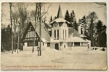 Stonywold Hall, Lake Kushaqua, Adirondach Mountains New York Vintage Postcard NY picture