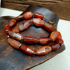 Antique African old beads carnelian Agate Beads MALA Necklace picture