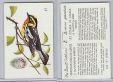 FC33-2  General Mills, Canadian Birdlife, 1960, #17 Blackburian Warbler picture