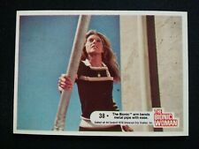 1976 Dunruss Bionic Woman Card # 38 The Bionic arm.... (EX) picture