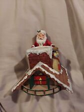  Candle Capper CHRISTMAS  Roof Top SANTA   picture