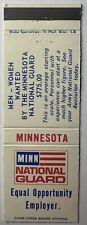 Vintage Matchbook Cover / National Guard / Minnesota / Military Recruiting picture