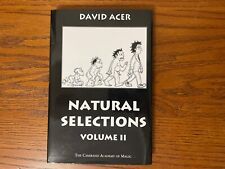 Natural selections II 2 By David Acer - Hardcover Magic Book - Cards Close-up  picture