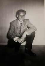 Vintage Old 1958 Photo of Handsome Man Teenager Pacoima High School Graduate  picture