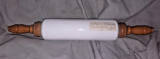 IMPERIAL MANUFACTURING Co MILK GLASS ROLLING PIN OLD 1921 PATENT CAMBRIDGE OHIO picture