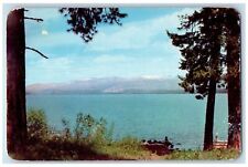 Boise Idaho ID Postcard Nestled Rugged Idaho Mountains Pay-Ette Lake McCall 1960 picture