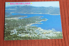 Big Bear Lake California PostCard Aerial View The Shores Woodland and Lake  picture