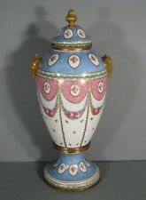 Antique AUTHENTIC Sevres 250 Yr Porcelain Vase/ King Louis Mark 1771/ Gilded 18