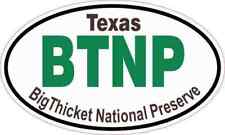 5 x 3 Oval Big Thicket National Preserve Sticker Car Truck Vehicle Bumper Decal picture
