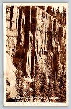 RPPC DIWIE CANYON CRATER LAKE NATIONAL PARK OREGON VTG POSTCARD AZO 1925-1940 picture