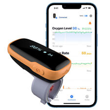 WearO2 blood Oxygen Monitor Bluetooth Pulse Oximeter Track O2 Level & Heart Rate picture