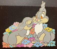 RARE Disney Auctions Pin Thumper Gets Kissed Colorful Flowers LE NOC NIP picture