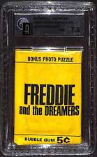 1965 Donruss Freddie and the Dreamers GAI 7.5 NM+ sealed 5 cent wax pack C88122 picture