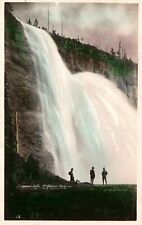 Vintage Postcard - 68 Emperor Falls, Mt. Robson Park -Real Photo 1900s color add picture
