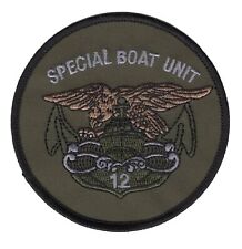 SBU-12 Special Boat Unit One Two Patch OD picture