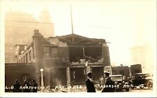 EARTHQUAKE DAMAGE real photo postcard rppc LONG BEACH CALIFORNIA CA 1933 picture