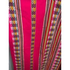 Peruvian Woven Fabric Blanket Pink picture